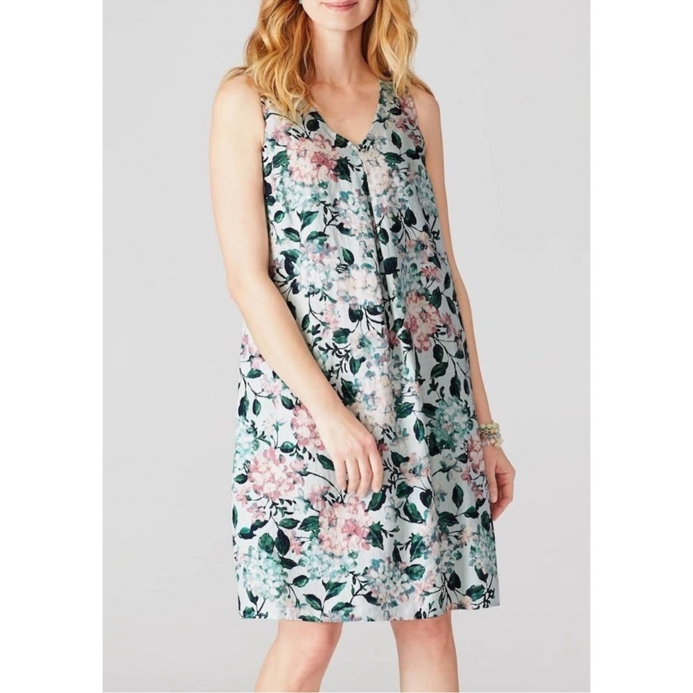 J.Jill linen floral dress